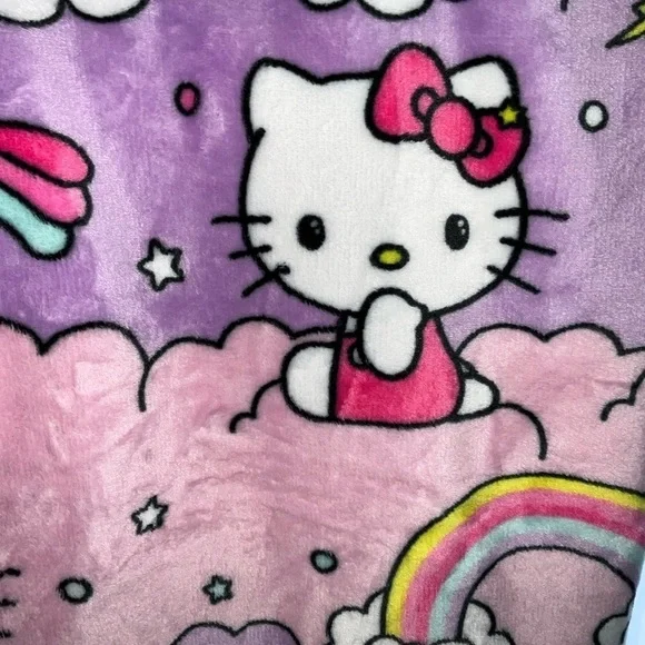 New hello kitty rainbow blanket - Picture 7 of 8